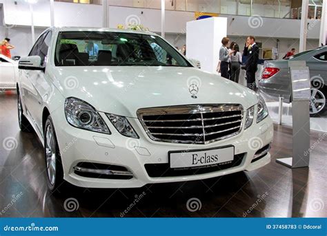 White Mercedes-Benz E-class Editorial Stock Photo - Image of eclass ...