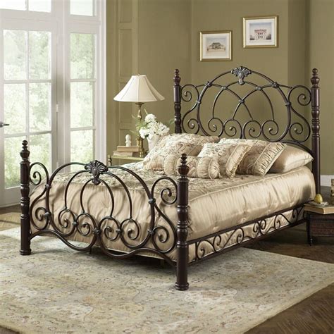 Pin by Jamie Daley on For the Home | Iron bed frame, Wrought iron bed frames, Wrought iron beds