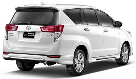 Toyota Innova Crysta launched with a bodykit in Thailand