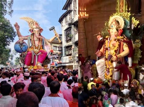 Ganpati procession begins in Mumbai