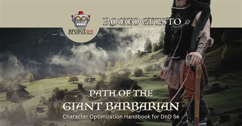 Path of the Giant Barbarian Handbook: DnD 5e Subclass Guide