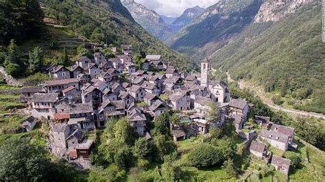 A photo tour of the Swiss "hotel" village of Corippo | CNN Travel