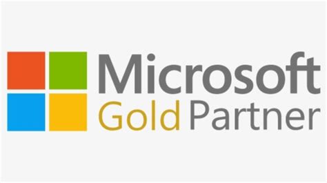 Microsoft Gold Partner Logo - Microsoft Partner Gold, HD Png Download , Transparent Png Image ...