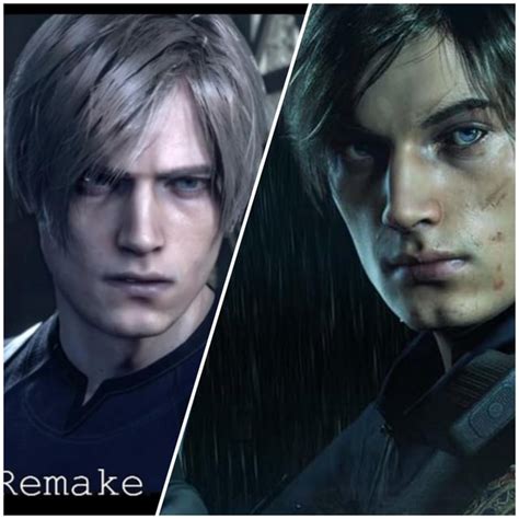 On the left is RE4 Remake Leon. The right is RE2 Remake Leon. I saw a lot of people saying that ...