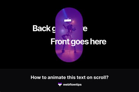 Scroll Text Animation #1 - Webflow