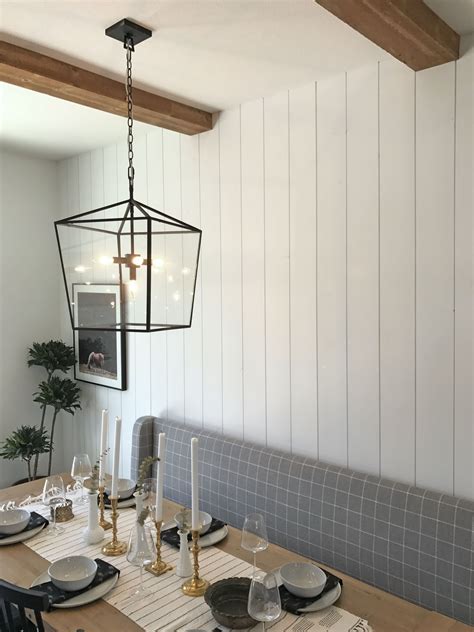 Beautiful vertical shiplap application. Shiplap in the kitchen is a ...