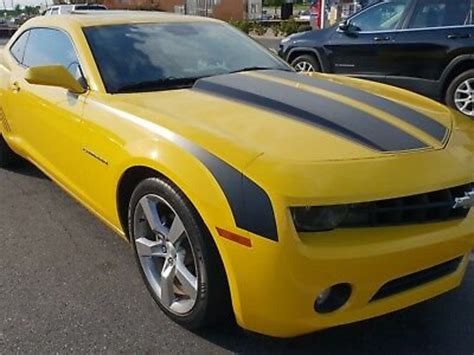 Camaro 2010 2015 Rally Racing Stripes Hood Trunk RS SS With Hickey ...