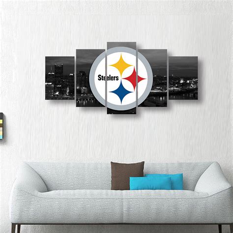 NFL Pittsburgh Steelers Team Mural Wall Decoration Hanging | Etsy