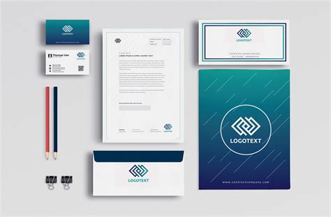 Modern Stationery Design For Business on Behance