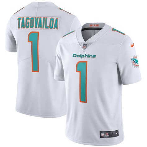 Men's Miami Dolphins Tua Tagovailoa Nike White Vapor Limited Jersey