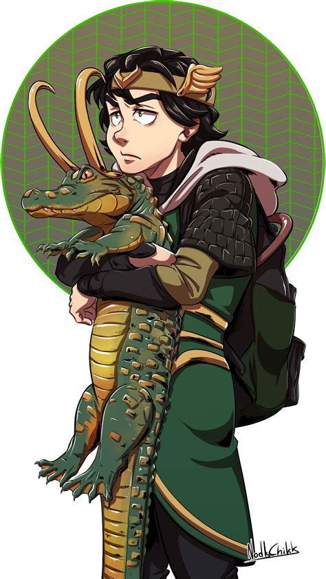 Kid Loki and Alligator Loki by matuta2002 on DeviantArt