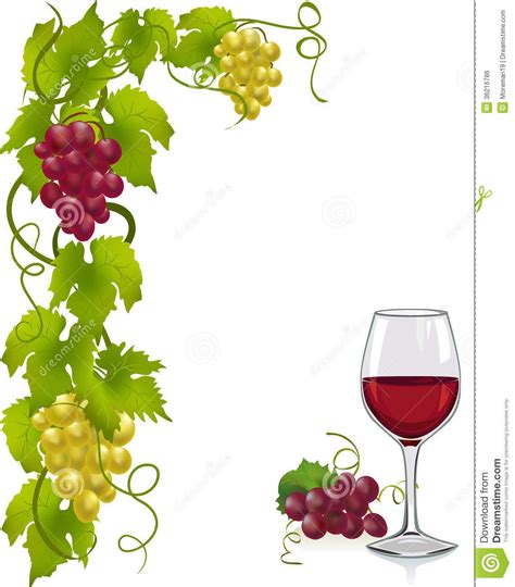 Illustration about Grapevine and wine glass. vector illustration. Illustration of degustation ...