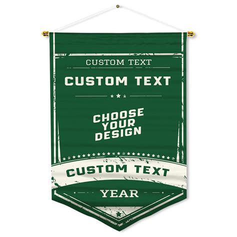 Ultimate Custom Hanging Wall Pennant – Fantasy Champs