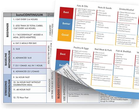 Bozmd ketoCONTINUUM Map + Dr Boz good, Better, BEST Food Guide - what ...