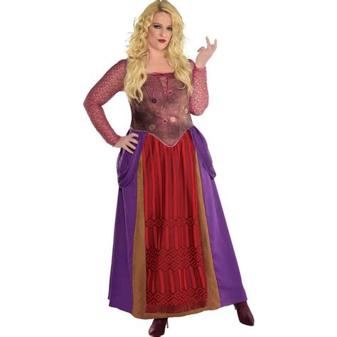 Adult Sarah Sanderson Costume Plus Size - Disney Hocus Pocus | Party City