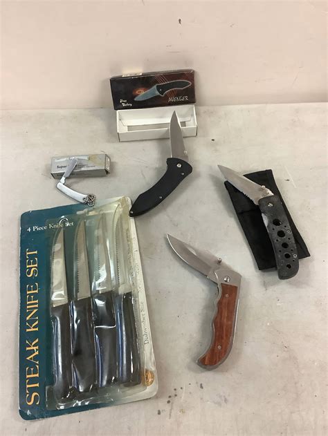 Lot Of Pocket Knives And More Auction