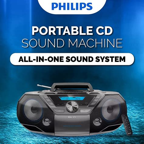 Philips Portable CD Player Boombox, Bluetooth with Cassette Radio. USB ...