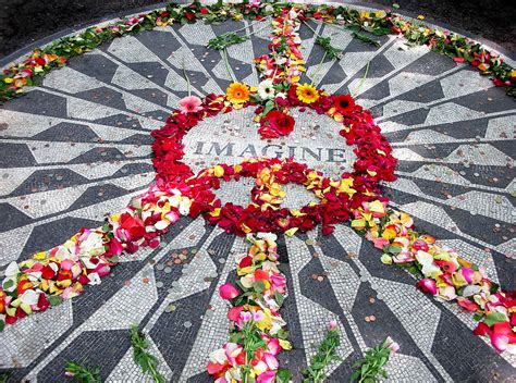 John Lennon Memorial in Central Park Photograph by Kelsey Horne | Pixels