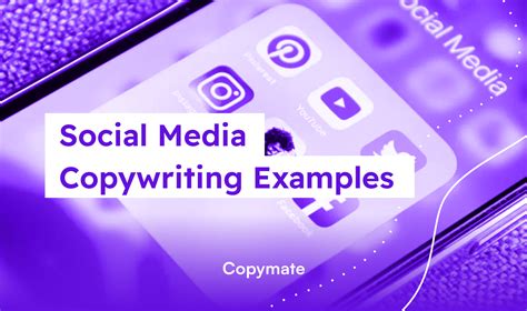 Social Media Copywriting Examples - Copymate