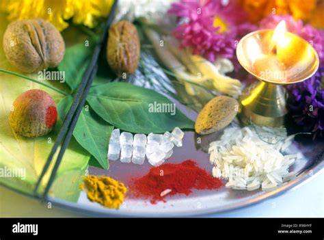 Puja Items Stock Photos & Puja Items Stock Images - Alamy