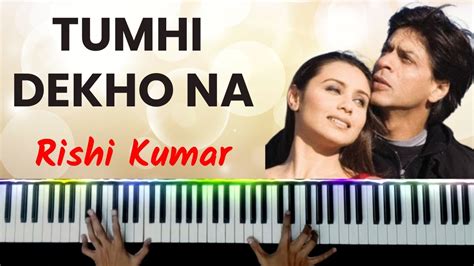 Tumhi Dekho Naa Piano Instrumental | Karaoke Lyrics | Ringtone | Notes ...