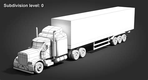 Semitruck 3D Model $29 - .3ds .obj .max - Free3D