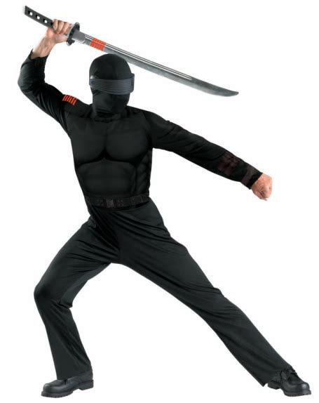 GI Joe - Snake Eyes Classic Adult Costume [Superheroes Costumes] - In ...