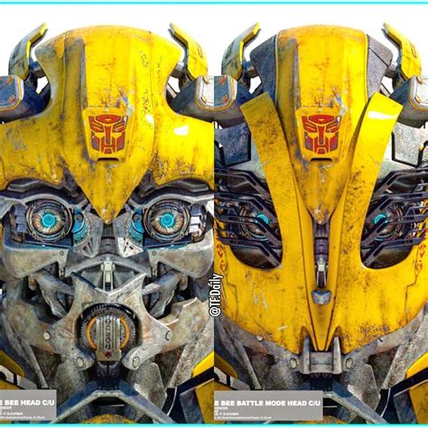 Bumblebee with and without battle mask #transformers | Transformers ...