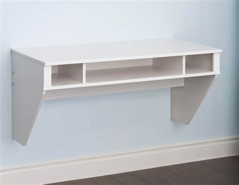 Prepac Designer Floating Desk - White WEHW-0500-1 at Homelement.com