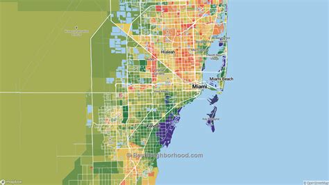 Miami Neighborhoods Map