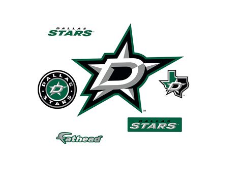 Small Dallas Stars Teammate Decal | Shop Fathead® for Dallas Stars Graphics