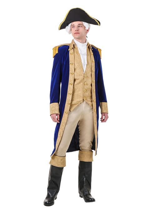 Men's Plus Size George Washington Costume