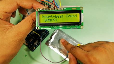 heart rate measurement from fingertip using arduino