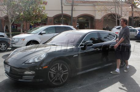 Matthew Perry and his Porsche Panamera