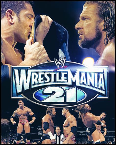 WRESTLEMANIA 21: Batista vs Triple H - W.H.C. by RickSamas on DeviantArt