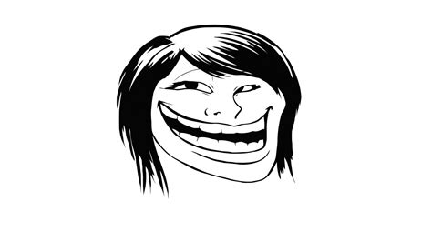 Download Female Troll Face Meme HD wallpaper for 1600 x 900 - HDwallpapers.net