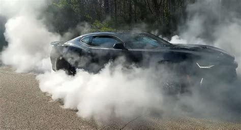 Burnout: 2017 Camaro ZL1 Line Lock in Action - LS1Tech.com