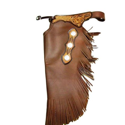 Western Leather Chaps, Cowboy Style, 48% OFF