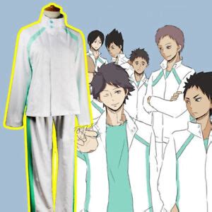 New Haikyuu Aoba Johsai High School Uniform Training Sportswear Cosplay Costume | eBay