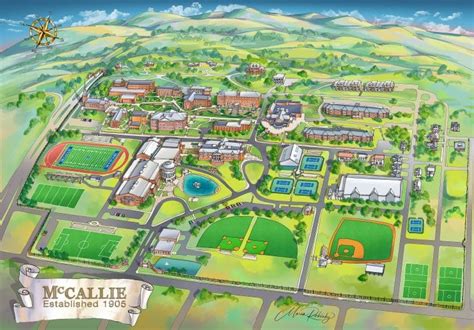 Dartmouth College Campus Map Illustration - by Rabinky Art, LLC