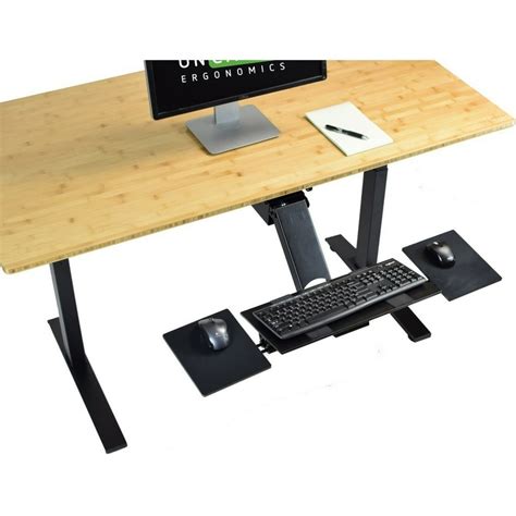 KT2 Ergonomic Under Desk Keyboard Tray sit stand up computer keyboard ...