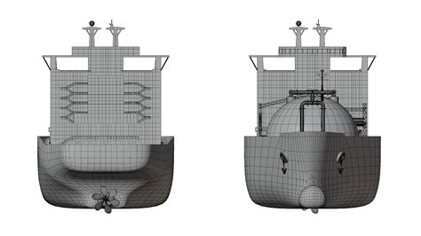 ArtStation - LNG Ship | Game Assets