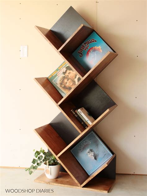 DIY Vinyl Record Shelf {BUILD IT From a Single Sheet of Plywood!}