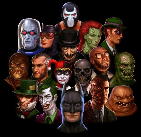 All Batman Villains | Batman Villains by *JoakimOlofsson on deviantART | Gotham villains, Batman ...