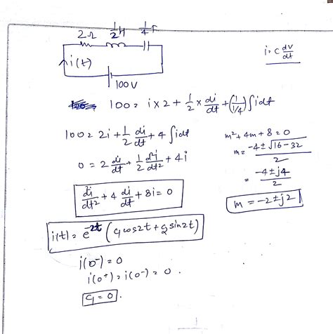 current - Series RLC circuit problem - Electrical Engineering Stack ...