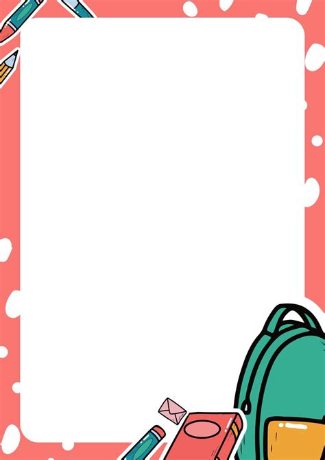 School Project Front Page Border Design For Project | readingcraze.com