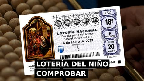 Comprobador Lotería del Niño 2023: Resultado del sorteo de hoy 6 de enero