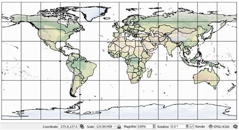 coordinate system - How to display world map raster in World Robinson ...