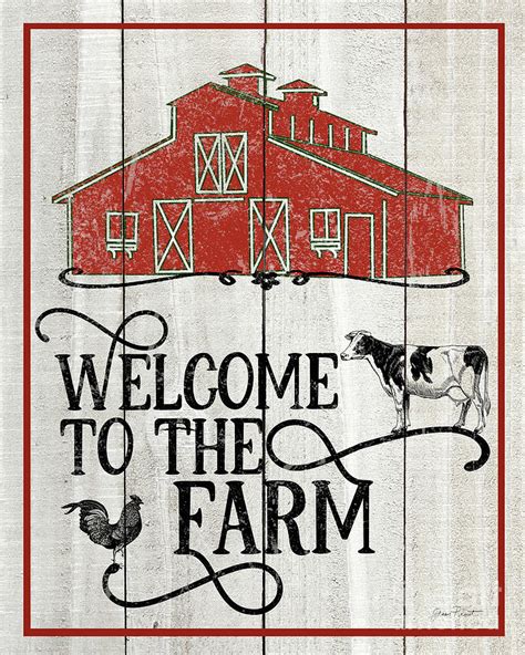 Farm Signs D Digital Art by Jean Plout | Pixels