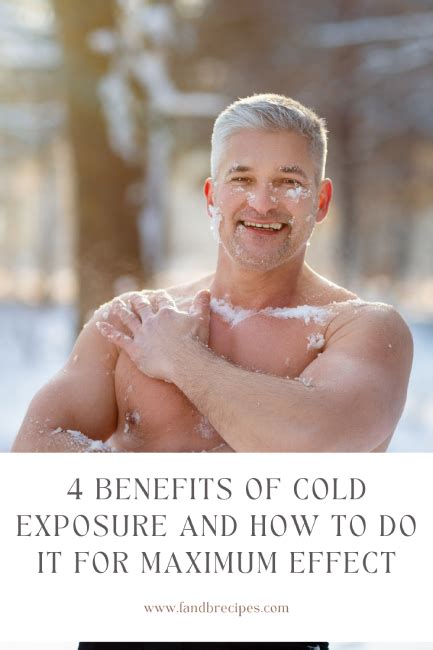 4 Benefits of Cold Exposure and How to Do It for Maximum Effect - F and ...